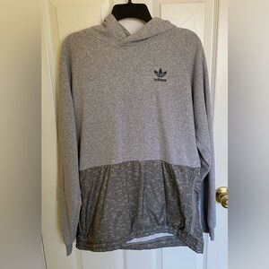 Adidas Men’s Luxe Mantra Hoodie Pullover Size L Large Grey/Gray